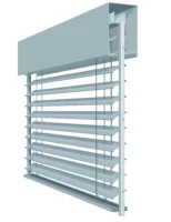 Illustration einer modernen Außenjalousie